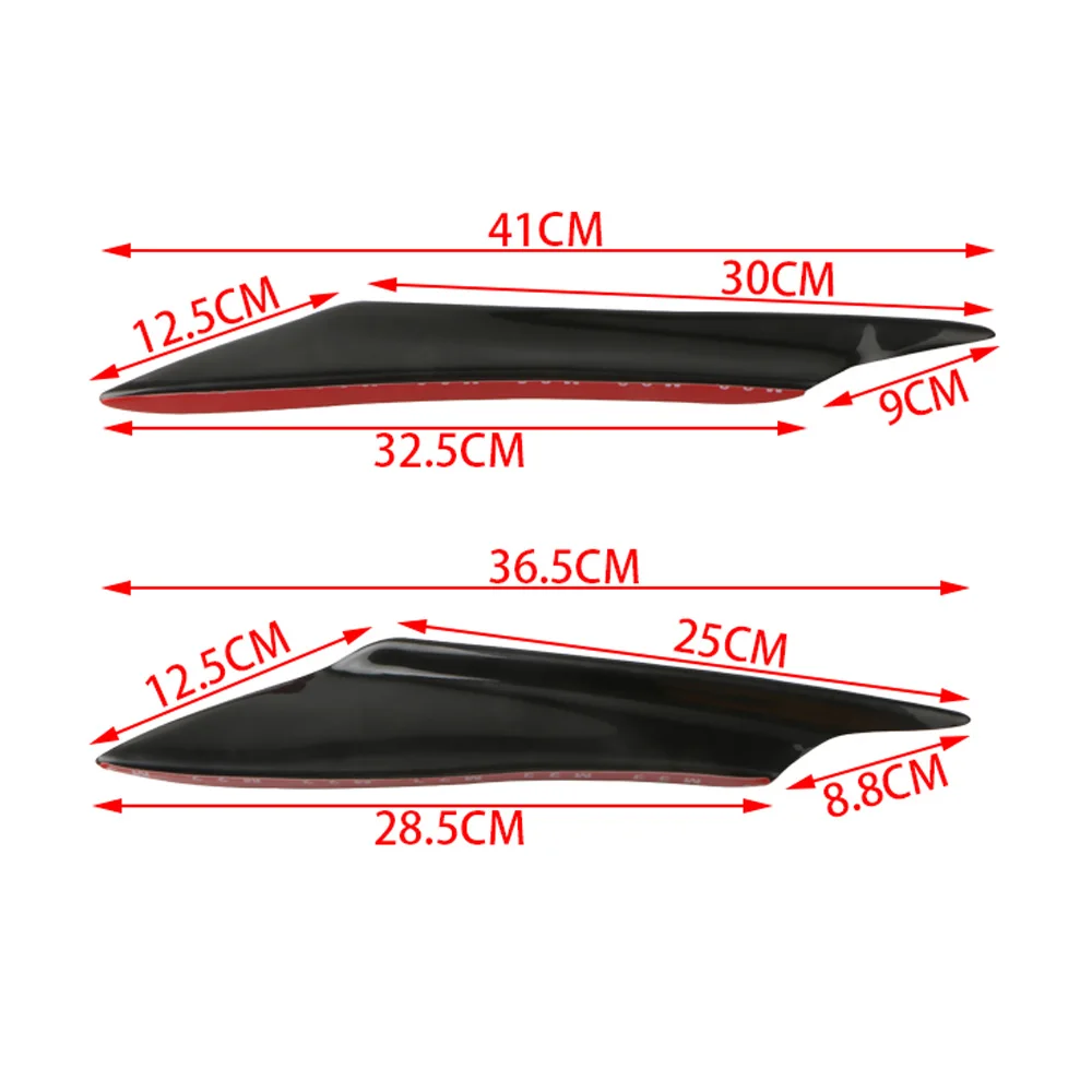 Разветвитель губ переднего бампера автомобиля ребро Воздушная отделка