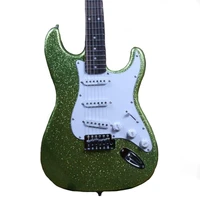 new high quality 6 strings electric guitar basswood body free shipping metallic green basswood body rosewood fingerboard