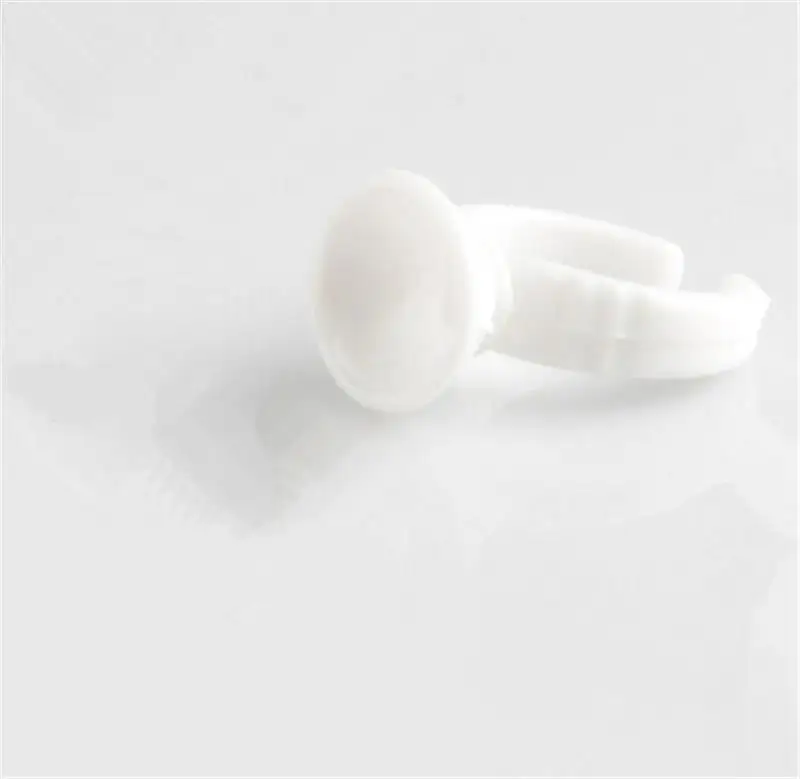 

100pcs 13mm Disposable Eyelash Extension Glue Holder Adhesive Pigment Holders Ring Makeup