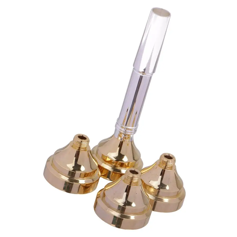 Коробка/4 шт 3C 5C 7C 1 1/2C труба Мундштуки для Trumpeter музыканты подарок|Латунные детали