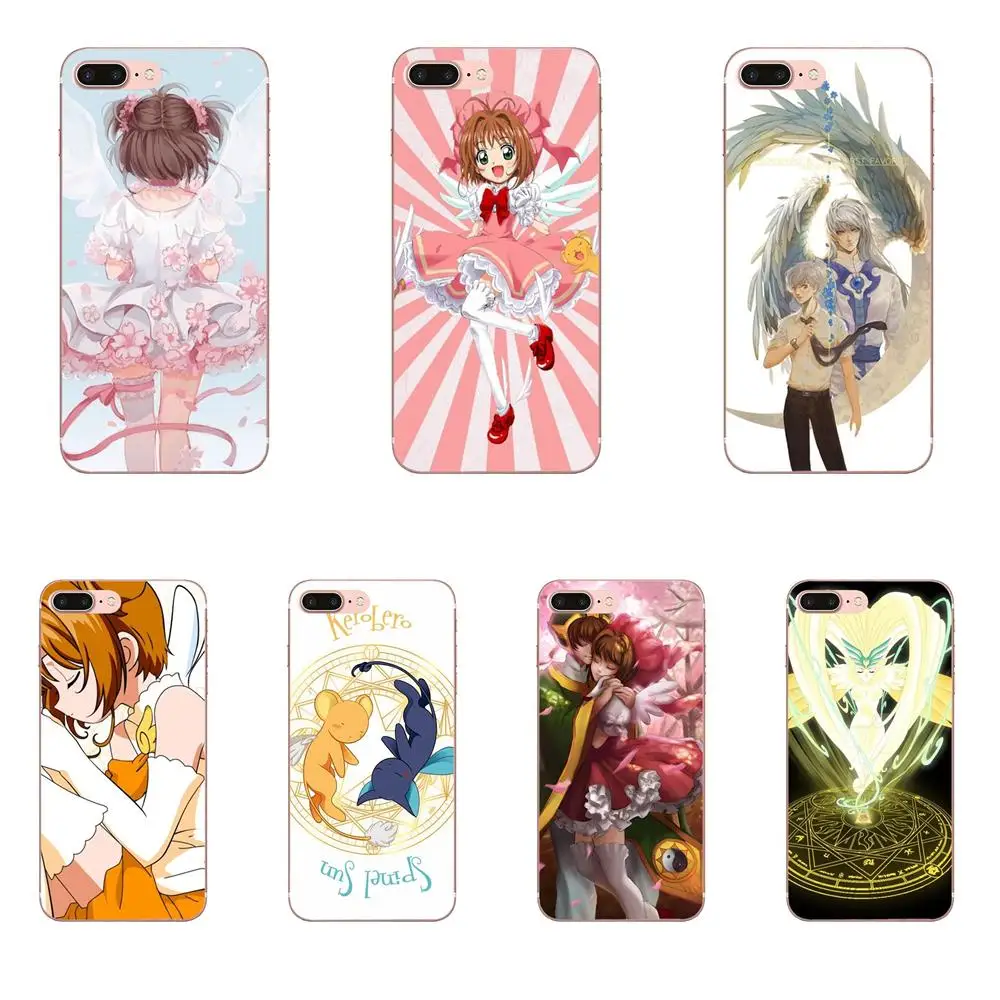 Искатель карт Sakura карточка Мягкий ТПУ чехол для samsung Galaxy Note 5 8 9 S3 S4 S5 S6 S7 S8 S9 S10 5G mini