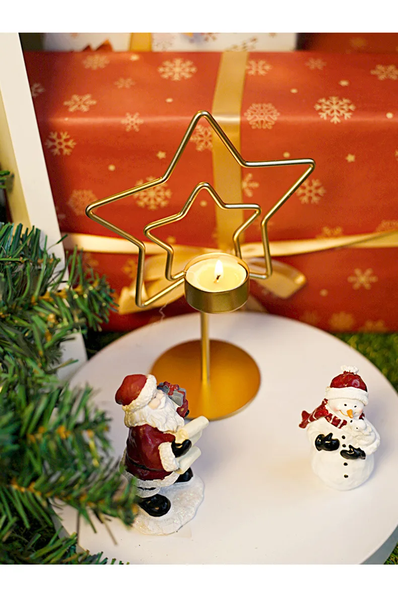 Металлический Подсвечник в скандинавском стиле креативное украшение для бара