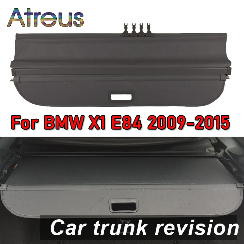 Trunk Parcel Shelf Cover for BMW E84 X1 2009 2010 2011 2012 2013 2014 2015 Retractable Rear Racks Spacer Curtain Accessories