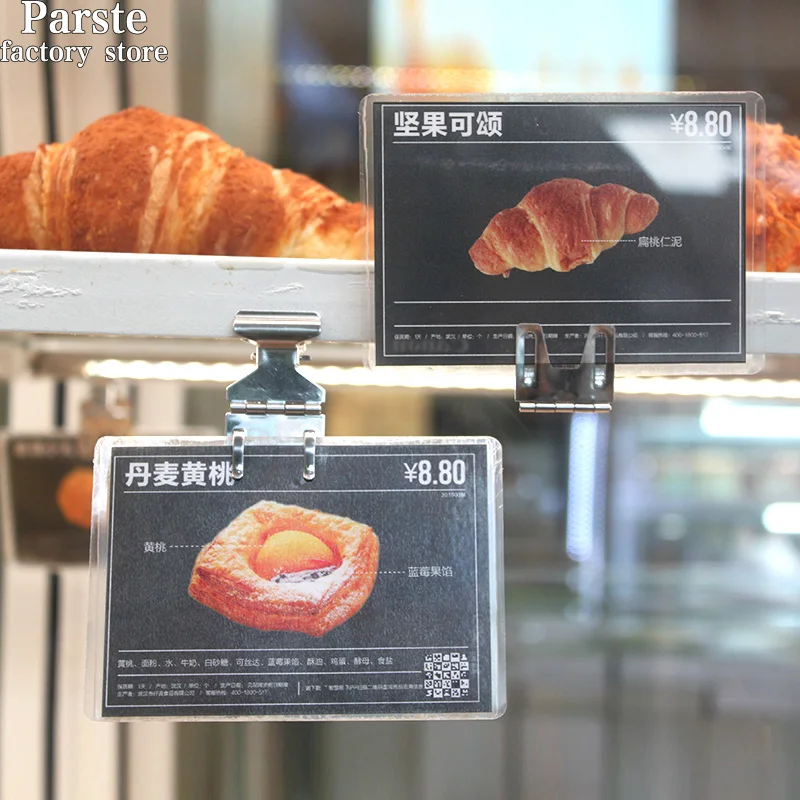 Металлический зажим для этикеток 5 шт. цена на хлеб карточка хлебопекарни