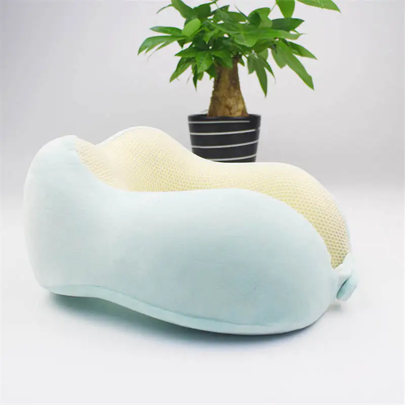 Подарок Санты медленный отскок памяти хлопок u-подушка самолет путешествия