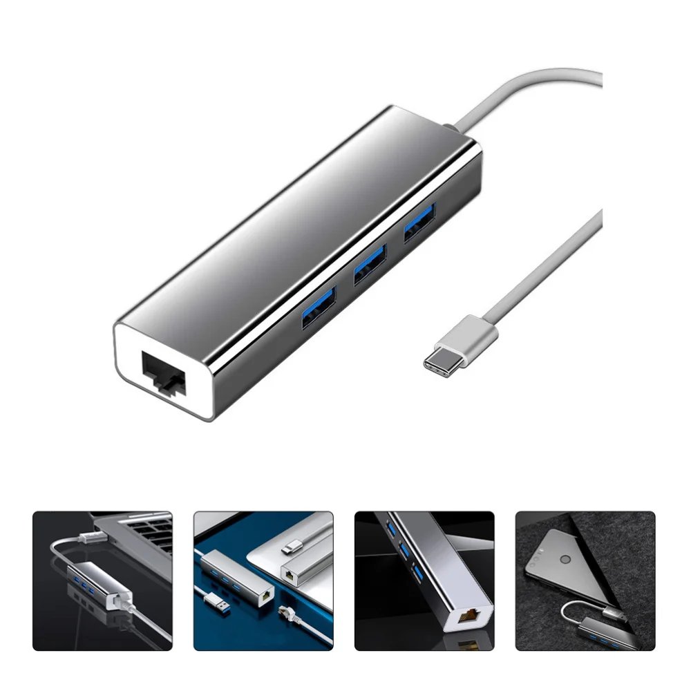 

1pc USB Internet Adapter Professional Computer Docking Station Type Hub