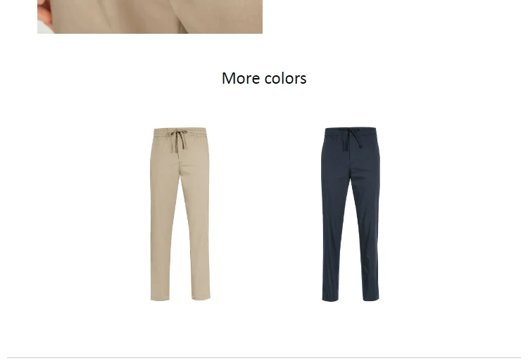 JackJones мужские хлопковые повседневные эластичные брюки мужская одежда 218314541