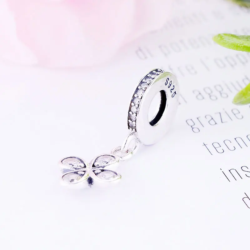 Шарм-бусина из серебра 925 пробы в форме каплевидной капли | Украшения и аксессуары