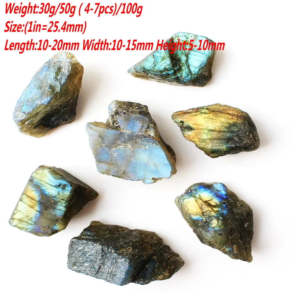 30 г 100 Лабрадорит Драгоценный Камень Подвеска свободной формы грубые минералы