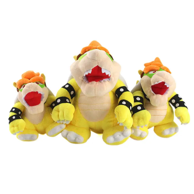 Плюшевые игрушки Bowser JR 3D Land Dragon Koopa Troopa рождественский подарок для детей 18-31 см |