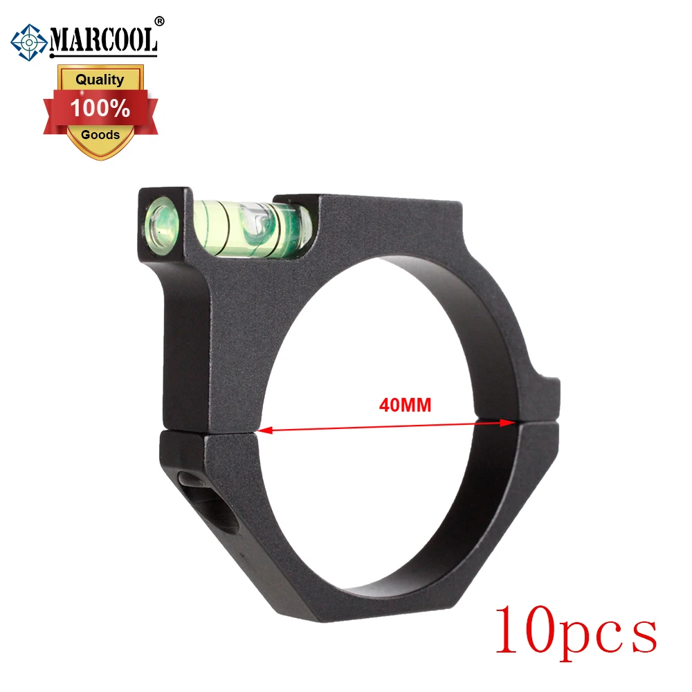 MARCOOL40 mm Ring Mount With Level Ball Airsoft Gun Rifle Scope Mount Rings