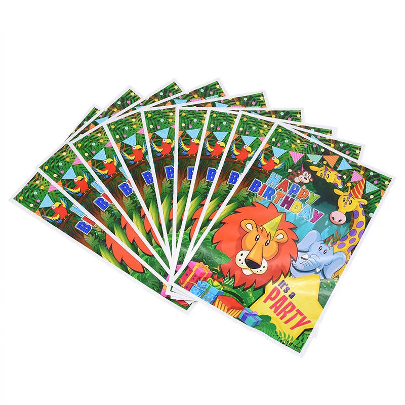 1 Набор одноразовые украшения для детского душа посуда милые животные ручная