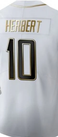 

Chargers Justin Herbert Golden Edition 100th T-shirt