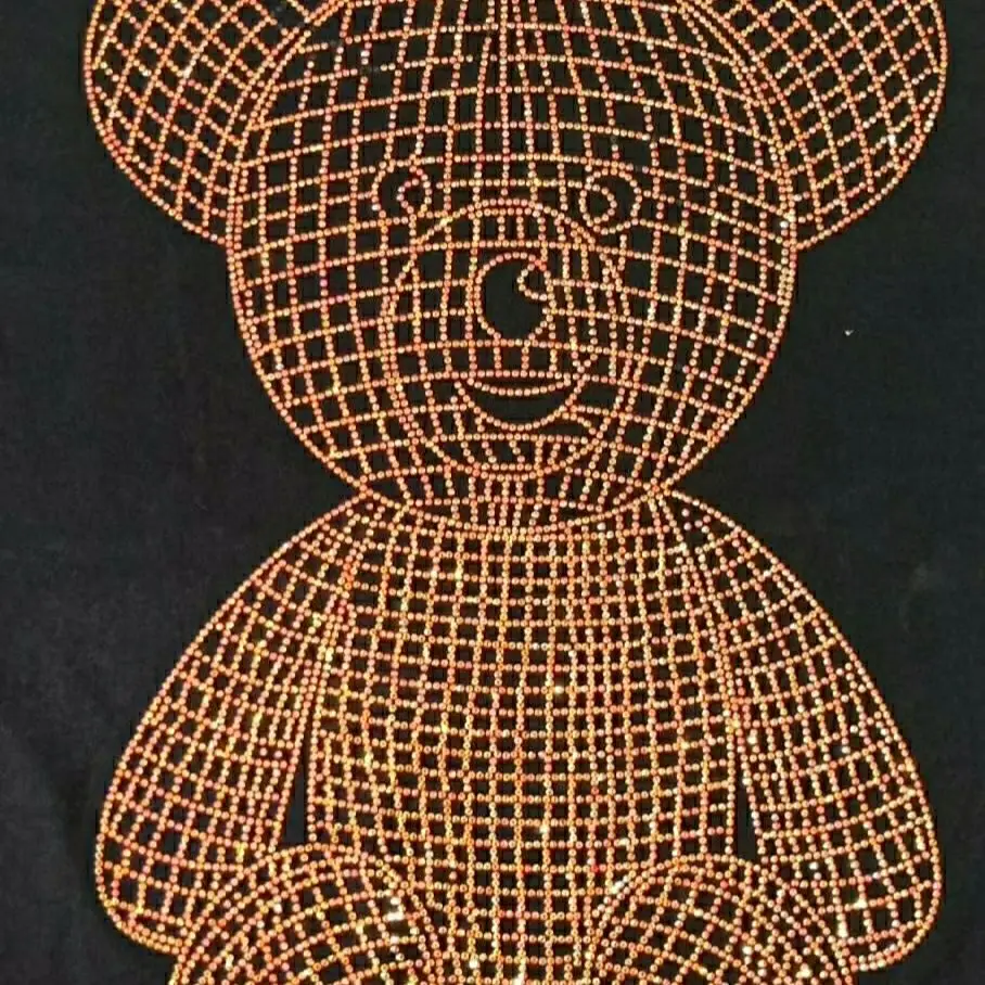 

Unique Street Young Men's Shirt Cartoon Handsome Hot Drilling Design Fashion Casual Spring And Autumn Long Sleeves