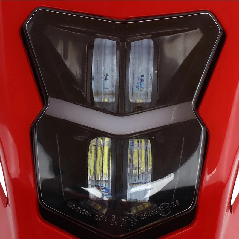 Мотоциклетный светодиодный головной светильник водонепроницаемый с заглушкой