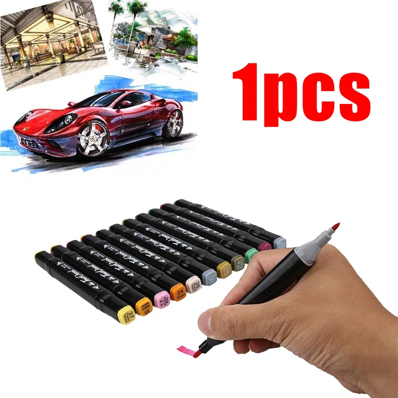 Фломастеры акварельные кисти для рисования маркер с двойным наконечником