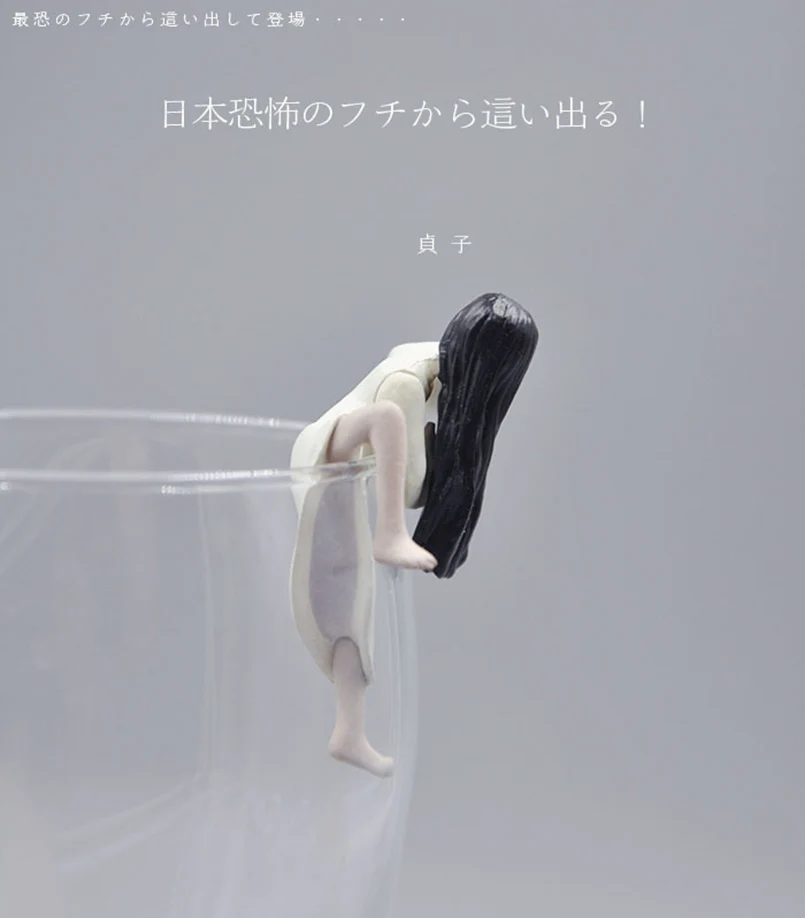 Японская мини-капсула игрушки Садако грачонок обод статическая фигурка подделка