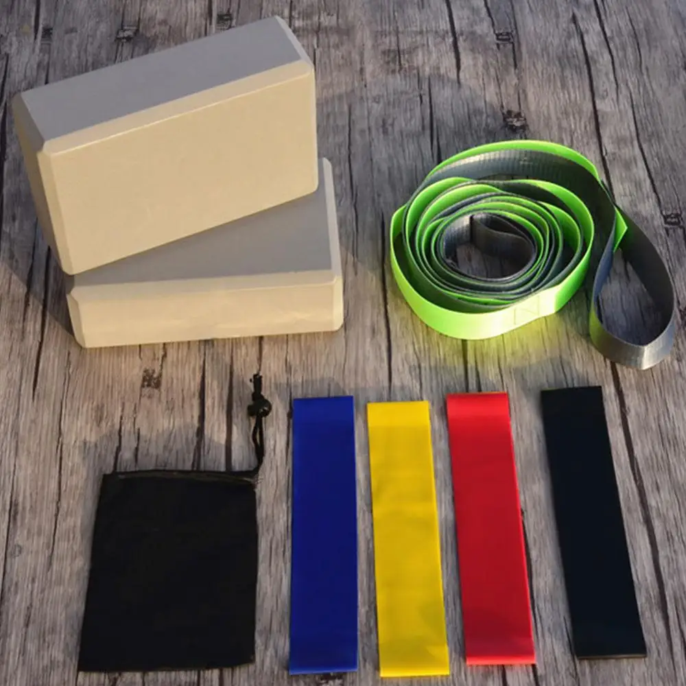 Набор аксессуаров для занятий йогой в помещении набор из восьми деталей йоги с