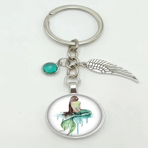 2019 Новый горячий морской Русалка шаблон серии Стеклянный кабошон сплав