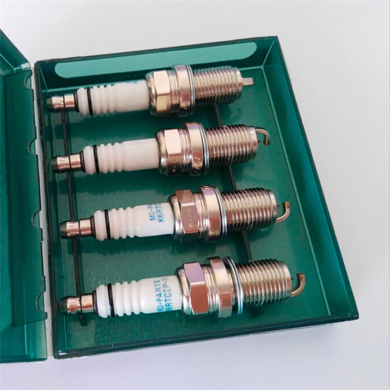 Car Iridium Alloy Glow Spark Plug Candles For Santafe 2.4L 2.7L G4KE G6EA Engine Ignition | Автомобили и мотоциклы