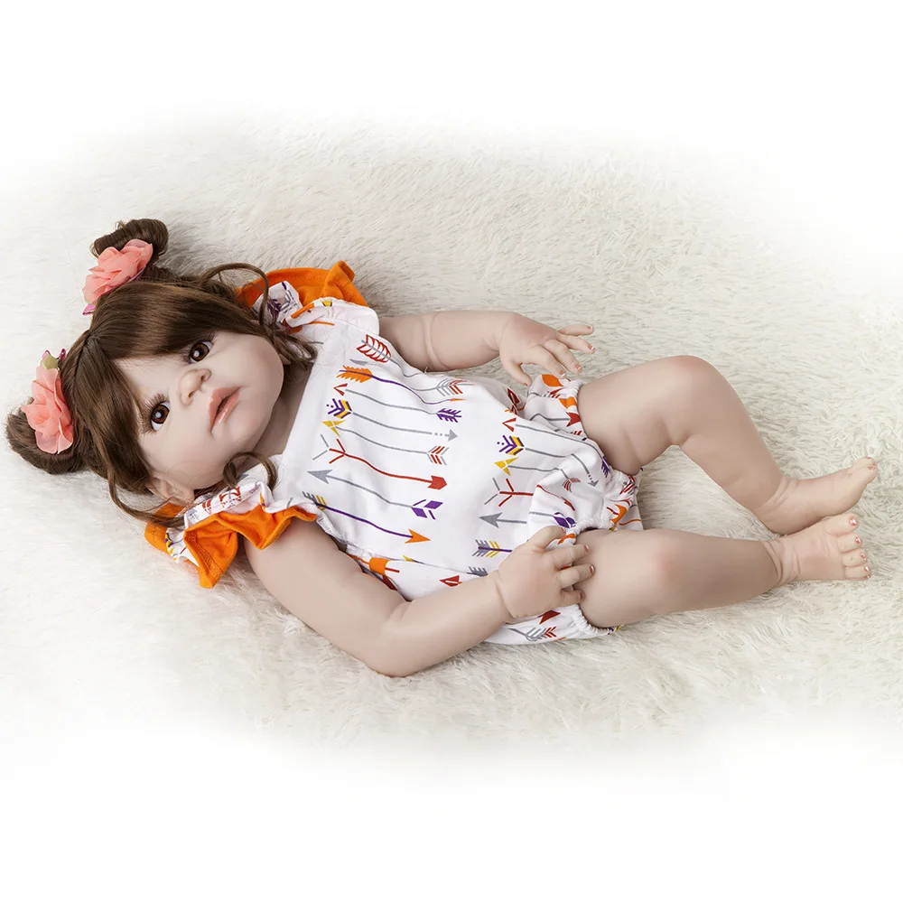 Pickwoo bebes кукла реборн 48 см 55 куклы для маленьких девочек Мягкие силиконовые Boneca