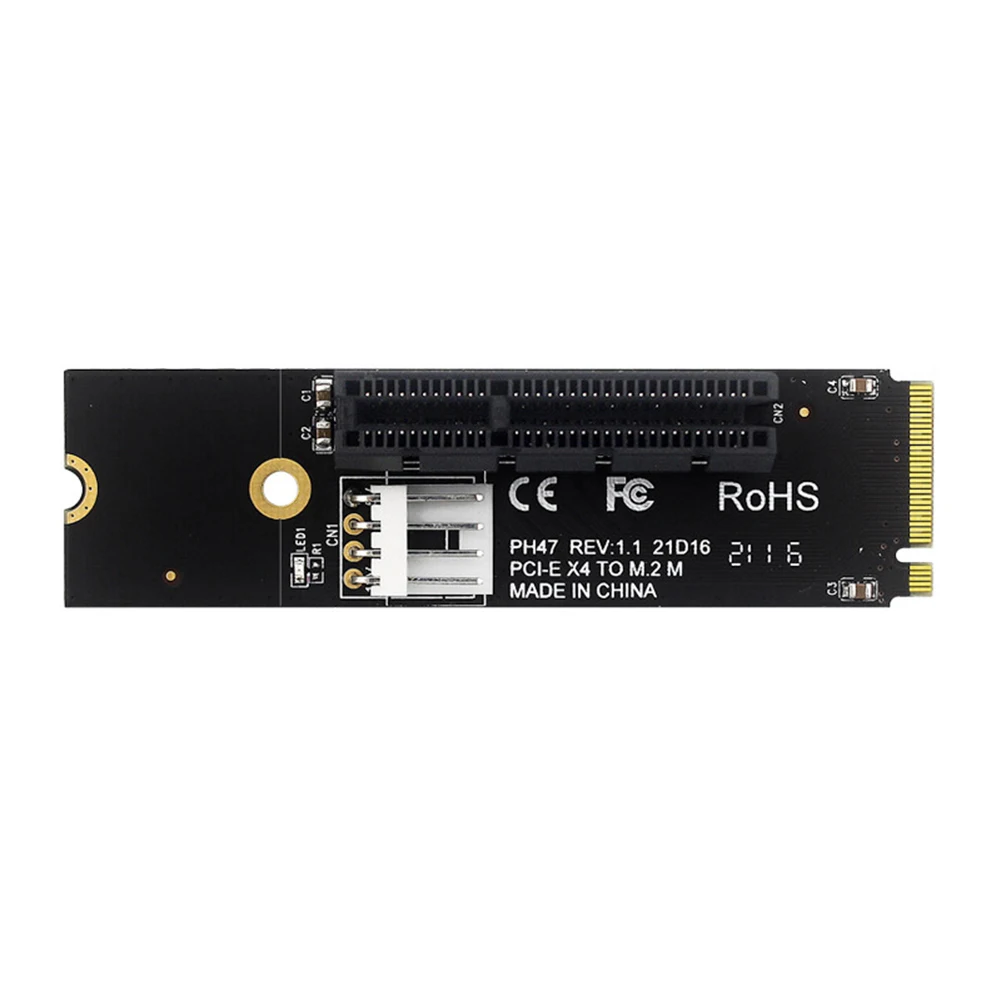 Плата расширения M.2 SSD NGFF к PCI-E X4 PCI-Express X1/X4/X8/X16 комплект адаптеров с кабелем