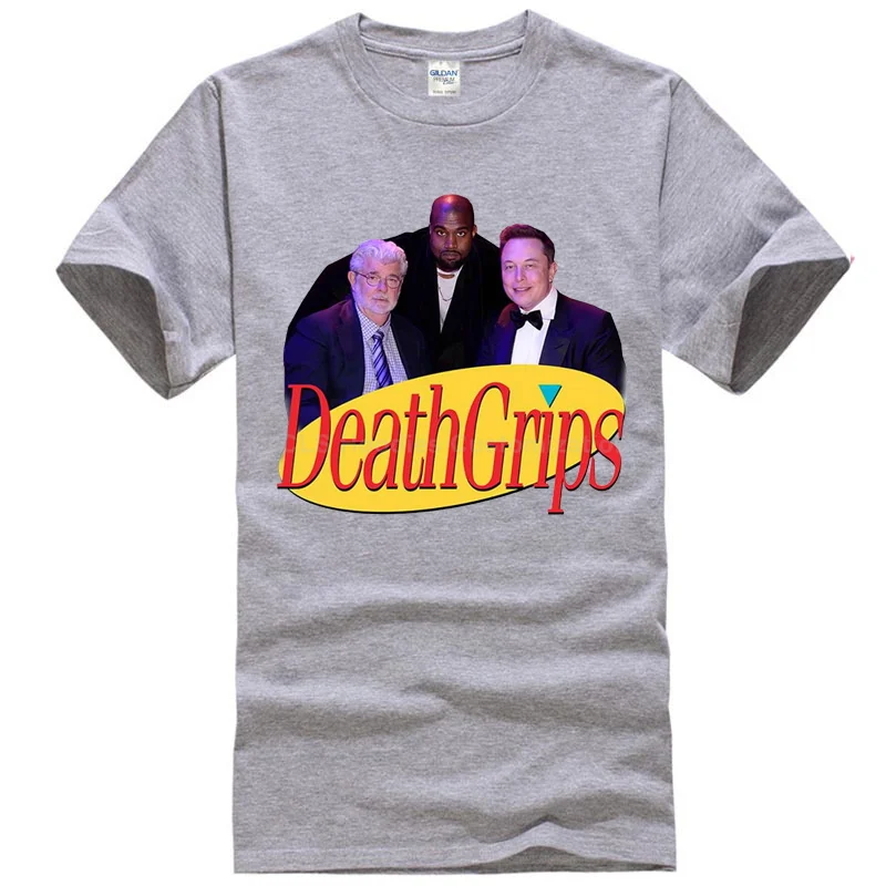 Men gray Seinfeld Death Grips Футболка спортивная серая хлопковая Мужская US поставщик крутая Повседневная pride Футболка Мужская Унисекс модная футболка - Цвет: Men gray