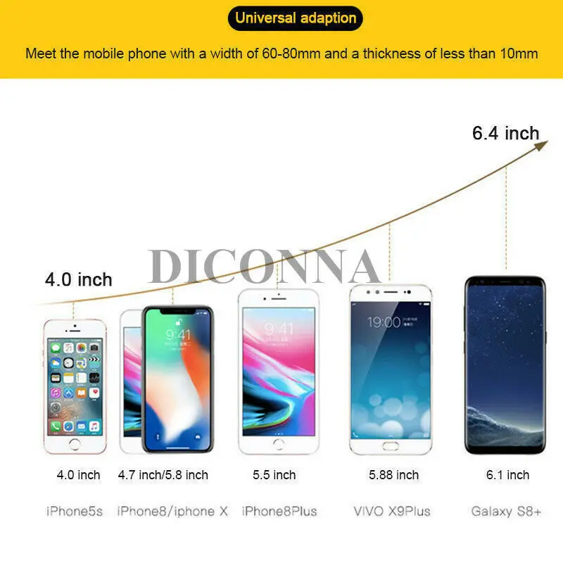 

Universal In-Car Air Vent Gravity Design Mount Holder Stand For Mobile Phone