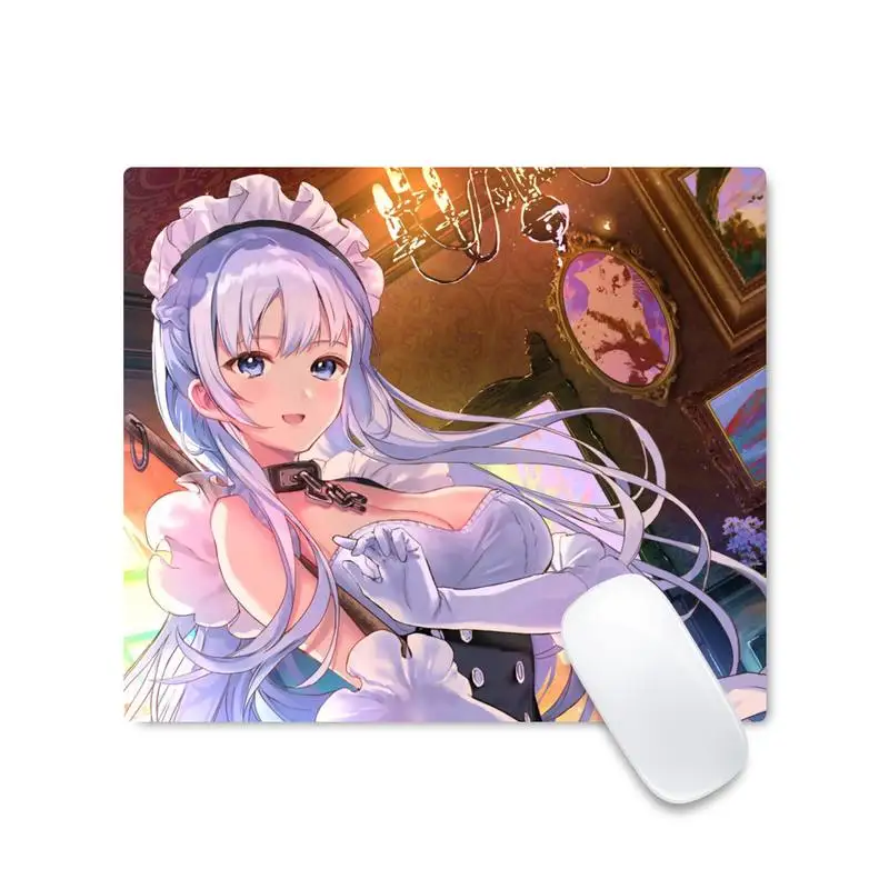 

azur lane Laptop Gaming Mice Mousepad Non-slip Cushion Square Thickness 2mm