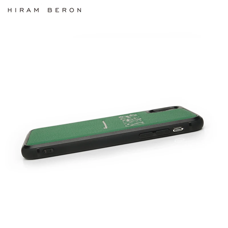 Чехол для телефона Hiram Beron кожаный чехол iphone x с бесплатным зеленым именем и флагом