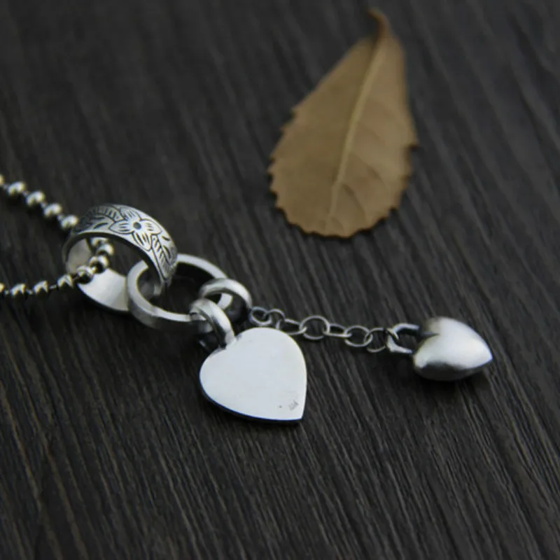 Женская винтажная подвеска в этническом стиле кулон из стерлингового серебра 925