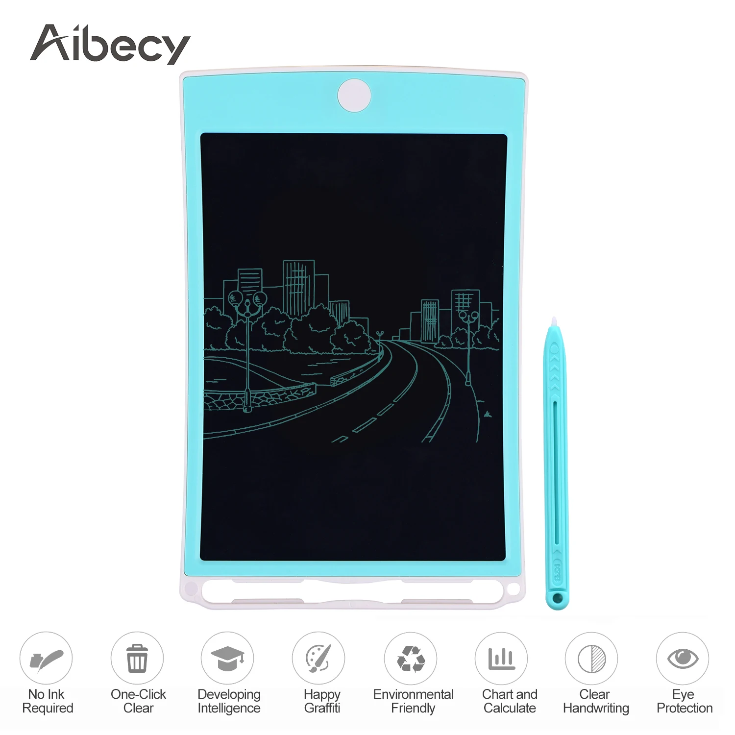 

Планшет для рисования Aibecy с ЖК-экраном диагональю 8,5 дюйма