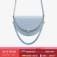 bafelli handbag women 2021 new fashion saddle collocation diamond ring lock crossbody designer brand luxury female chain bag