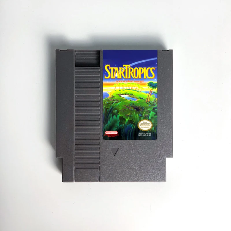 

Startropics - A test of island courage Battery Save Game Cartridge For NES Console 72 Pin