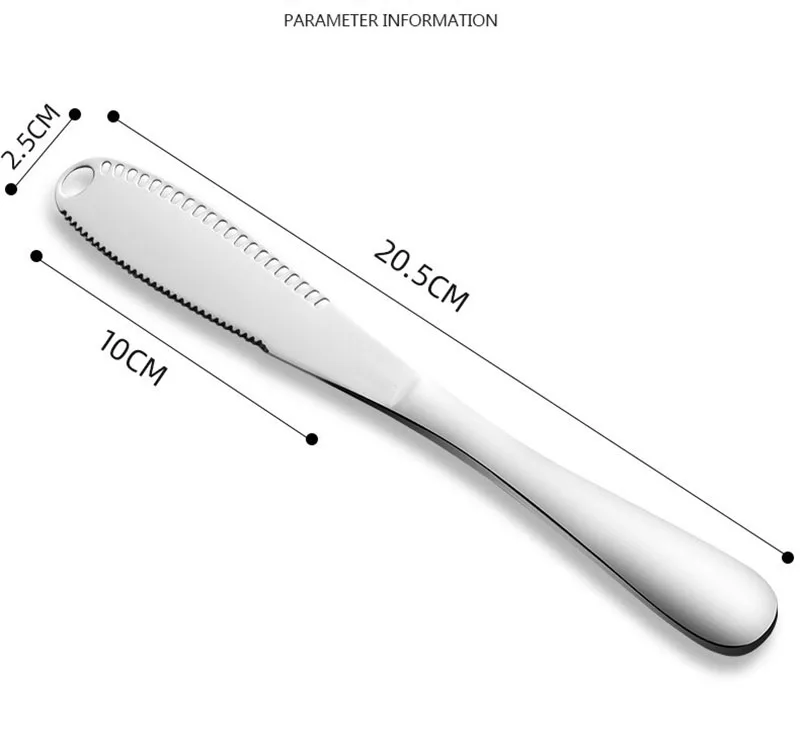 

Multifunction Stainless Steel Butter Knife Cheese Jam Spreaders Cream Knifes Utensil Cutlery Dessert Toast For Breakfast Tool