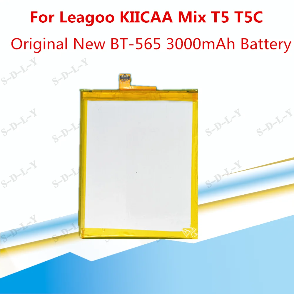 

100% Original Backup Leagoo T5 Battery 3000mAh For For Leagoo KIICAA Mix T5 T5C BT565 Smart Mobile Phone + + Tracking Number