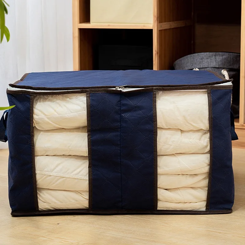 Нетканый органайзер для хранения одежды складной одеял пыленепроницаемые сумки