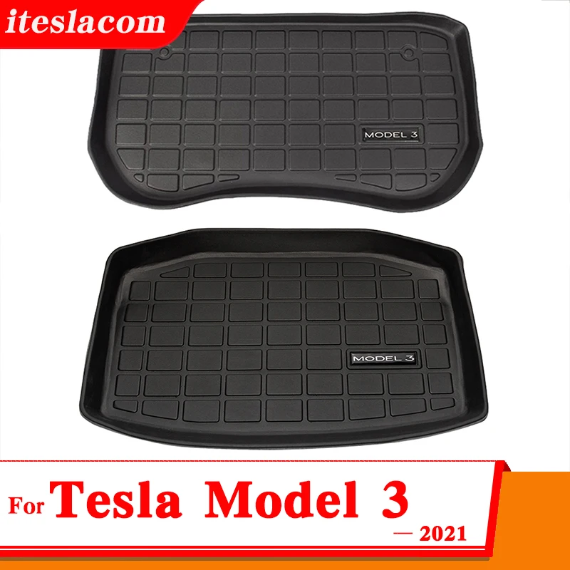 2021 хит! Коврик Model3 для переднего и заднего багажника коврики хранения Tesla Model 3