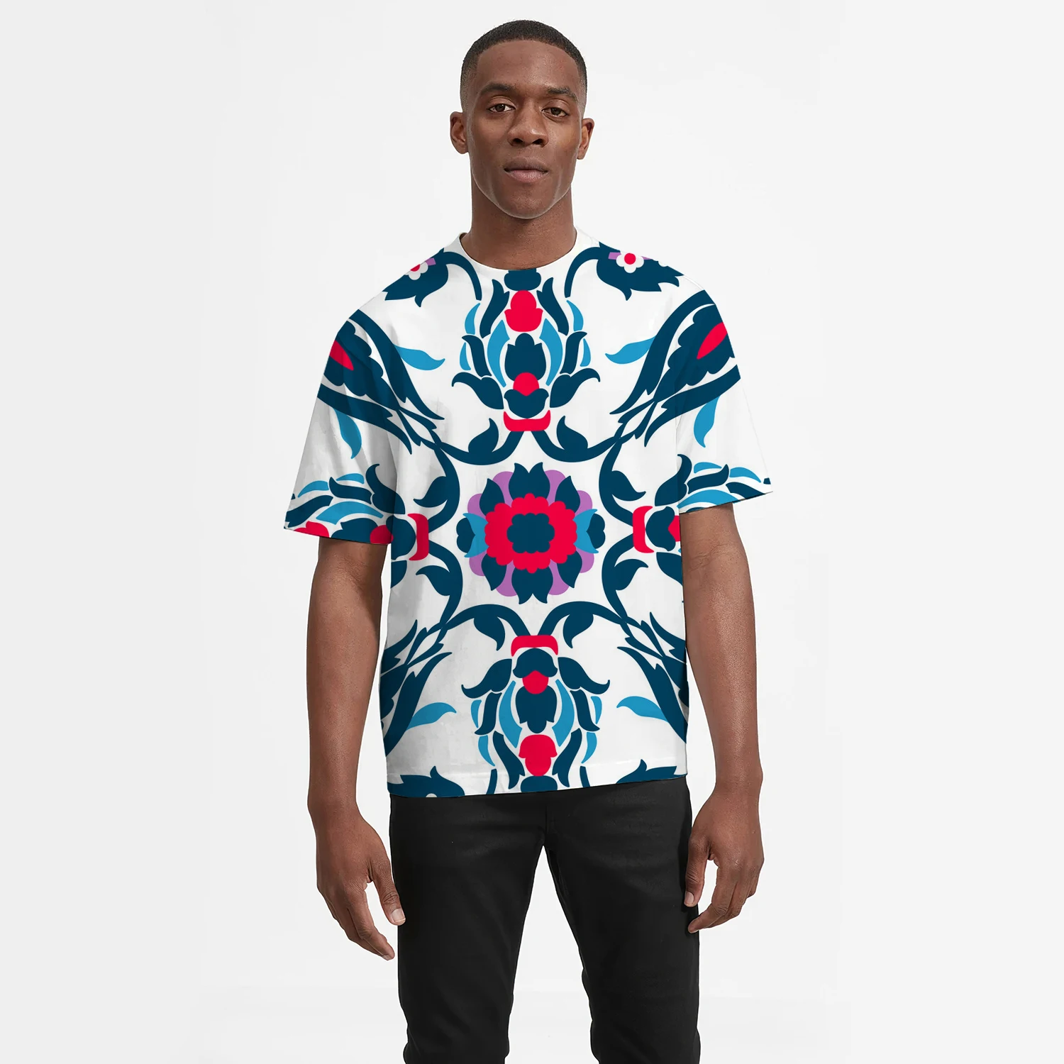 

Harajuku Men's Tshirt Crewneck Short Sleeve T shirt Unisex Oversized T-shirt Man Top Tees Men's Clothing Causal Sweatshirt