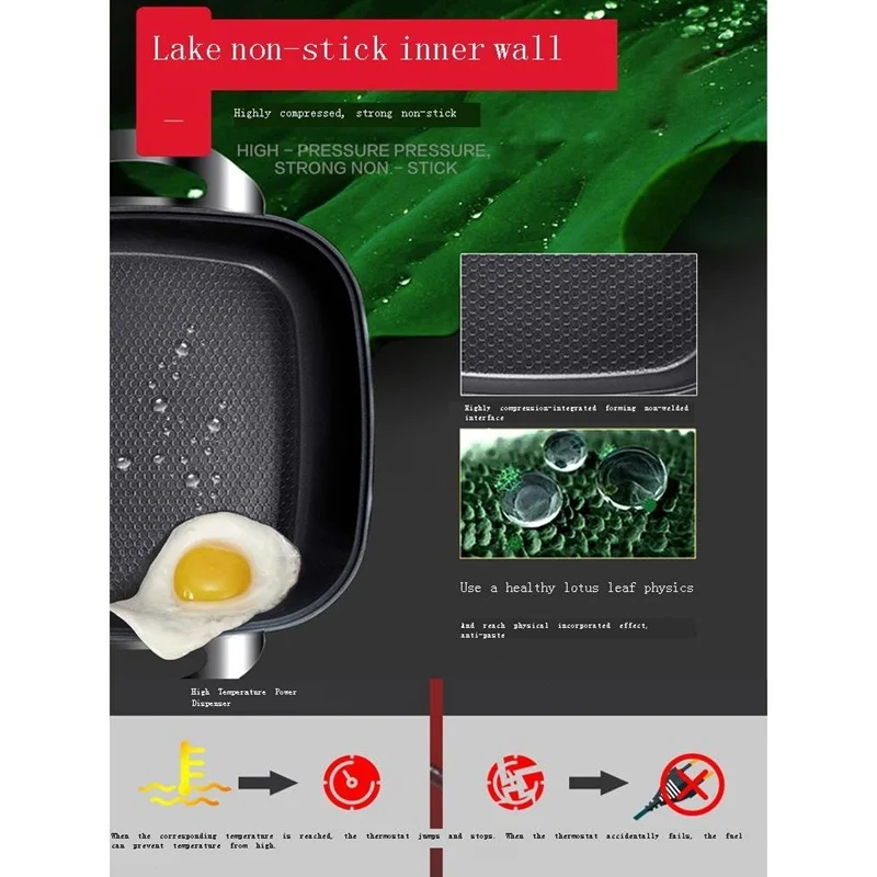 appareil cuisine elektrikli mutfak aletleri catering electrical appliance kitchen equipment keukenapparatuur electric skillet free global shipping