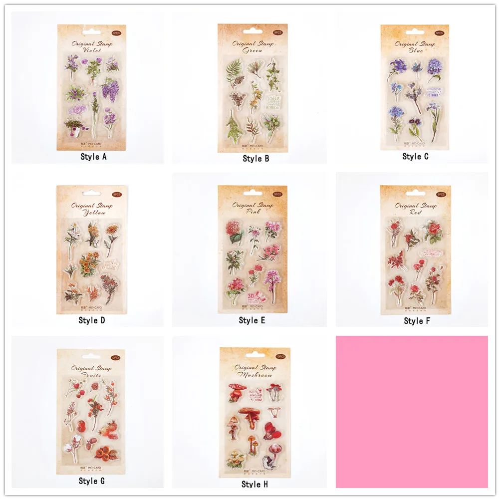 1 Набор силиконовые уплотнения для фотоальбома|Штампы и печати| |