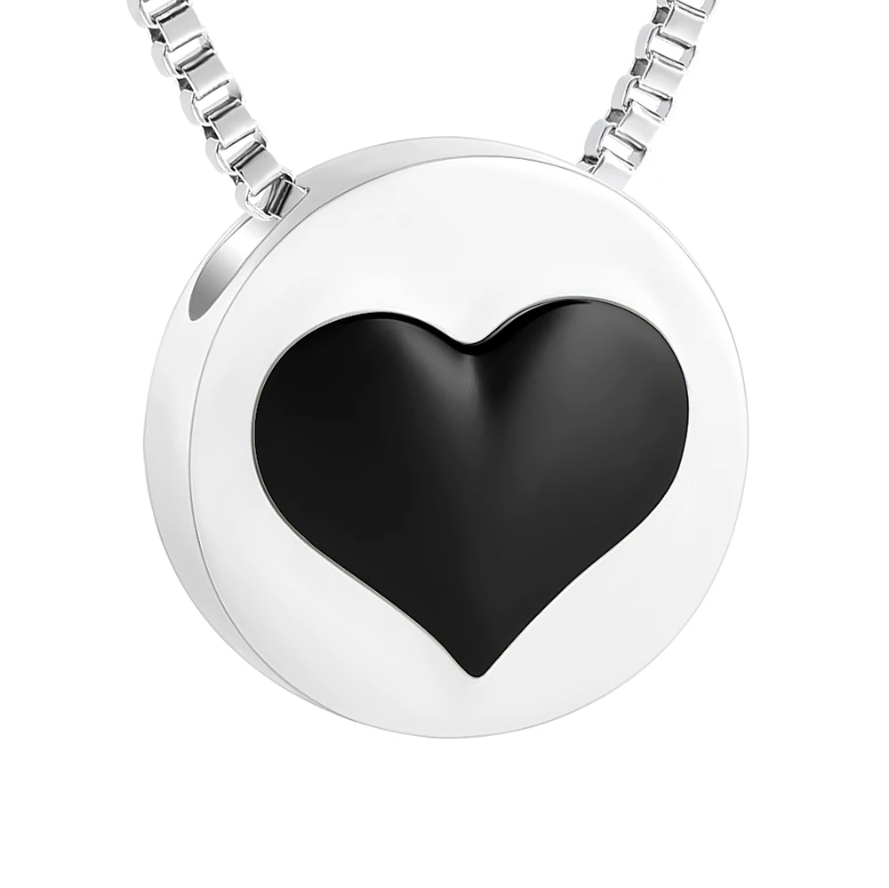 Памятное ожерелье сувенир с подвеской в форме сердца и зола ювелирные изделия из