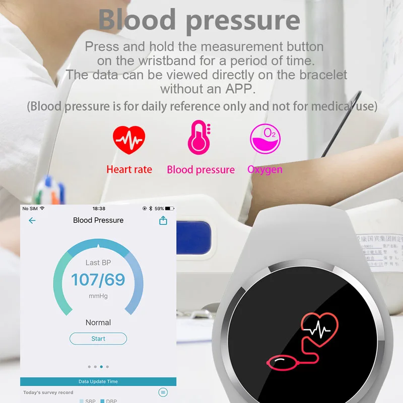 Q1 Bluetooth Lady Smart Watch Fashion Women Heart Rate Monitor Fitness Tracker Smartwatch APP Support For Android IOS pk Q8 Q9 |