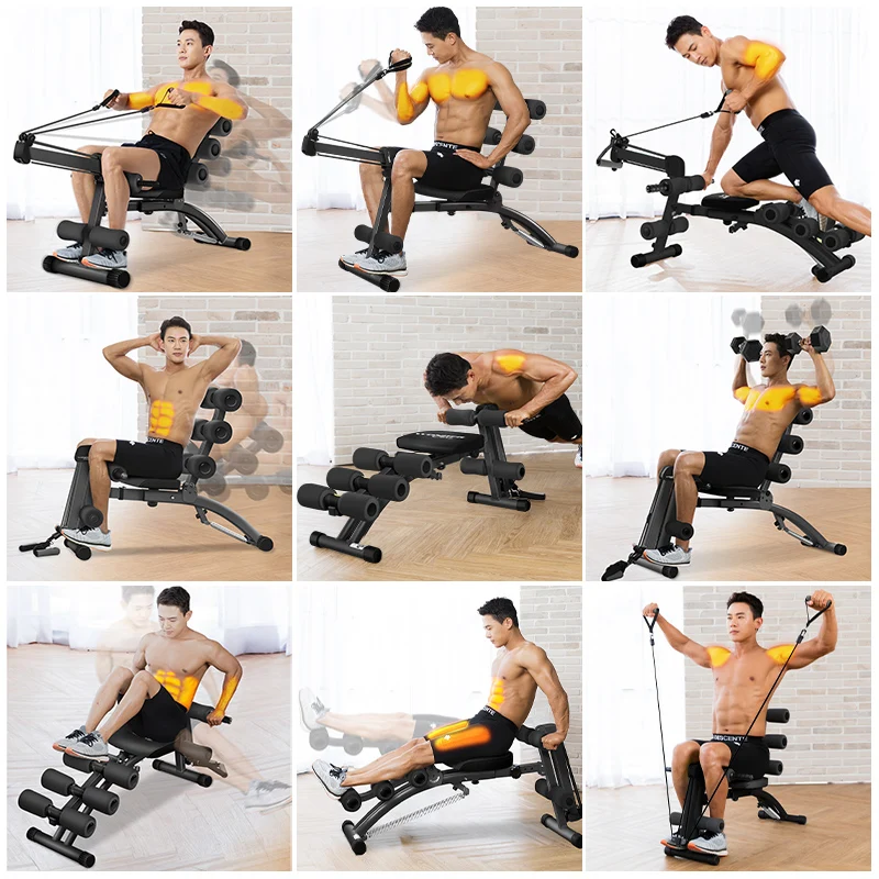 WonderCore Mutifuntional скамья для гантелей регулируемая сидячая занятий спортом мужчин