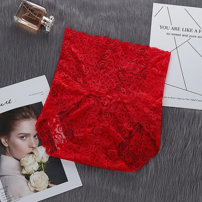 

Sexy Underwear Girls Lace Embroidery Mesh Low-waist Breathable Cotton Quick-drying Temptation Sexy Thong