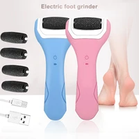 electric foot file grinder dead skin callus remover for foot pedicure tools feet care for hard cracked foot files clean tools
