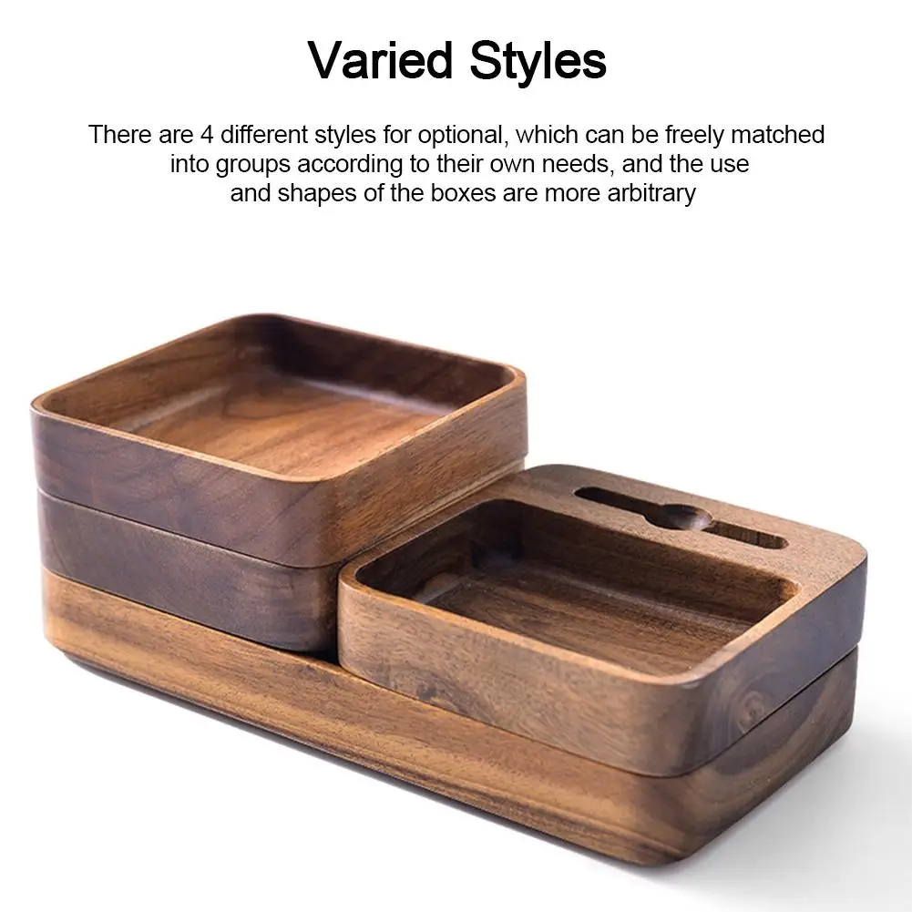 Деревянный ящик для хранения кухонных ящиков закусок столовые приборы ящики на