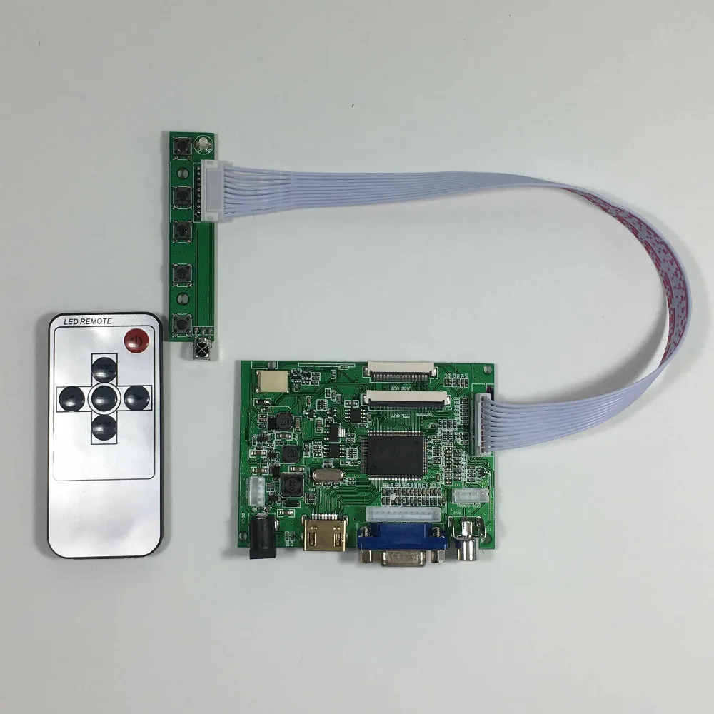 

HD MI VGA 2AV LCD Driver Board VS-TY2662-V2 for EJ070NA-01J AT070TNA2 ZJ080NA-08 1024x600 LCD Screen