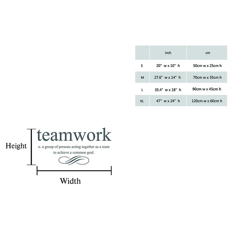 

Office Wall Art, Office Decor, Office Wall Decal, Office Wall Decor, Teamwork Wall Decal, Teamwork Decal, Office Decals