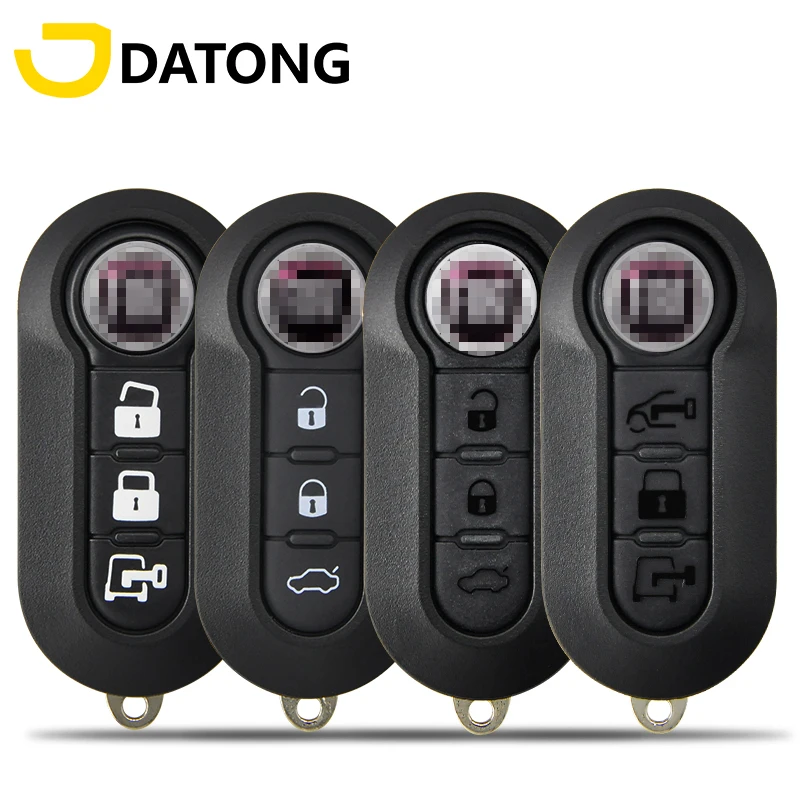 Чехол Datong World корпус автомобильного ключа дистанционного управления для Fiat 500 Panda